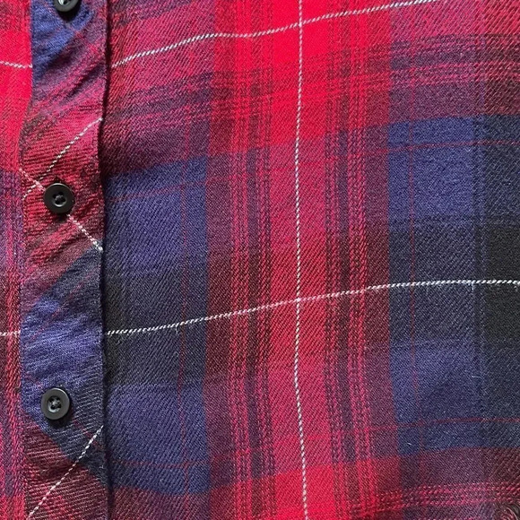 Anthropologie Cloth & Stone Plaid  Shirt - Picture 5 of 12